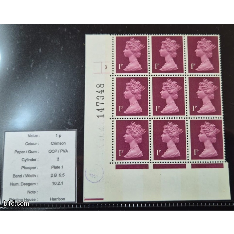 1 p OCP/PVA block 9 cyl 3  MNH