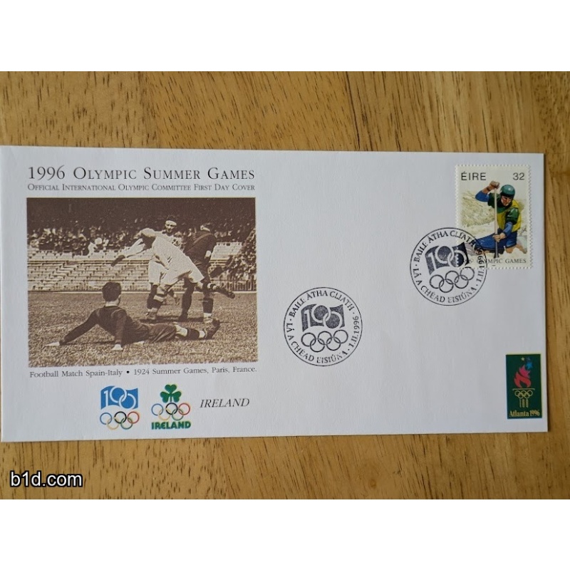 IOC Official 1996 Olympics commemorative First Day covers