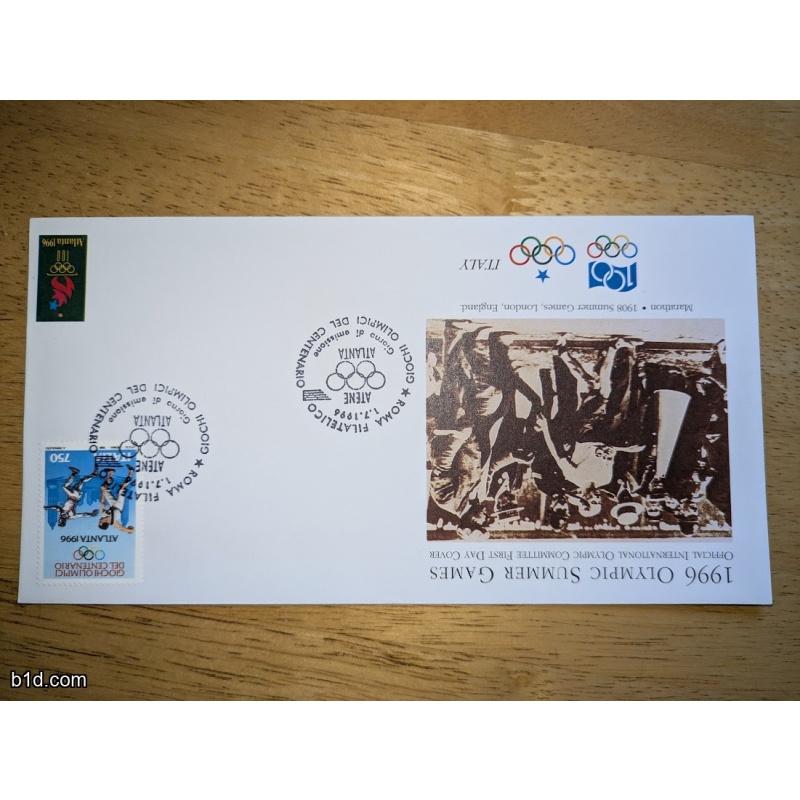 IOC Official 1996 Olympics commemorative First Day covers