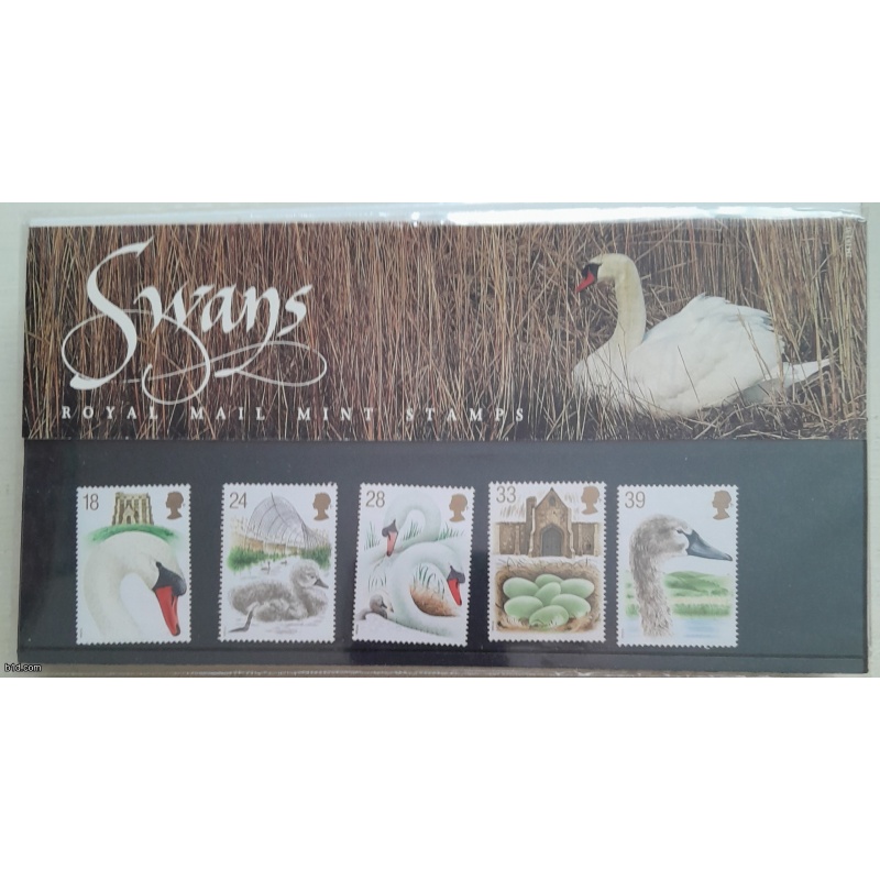 1993 Swans - 600th Anniversary of Abbotsbury Swannery Presentation Pack No 234