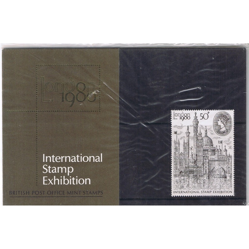 1980 Presentation pack 117 London International Stamp Exhibition UNMOUNTED MINT