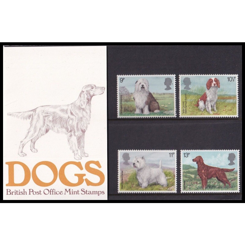 1979 Dogs Presentation Pack 106 Unmounted Mint