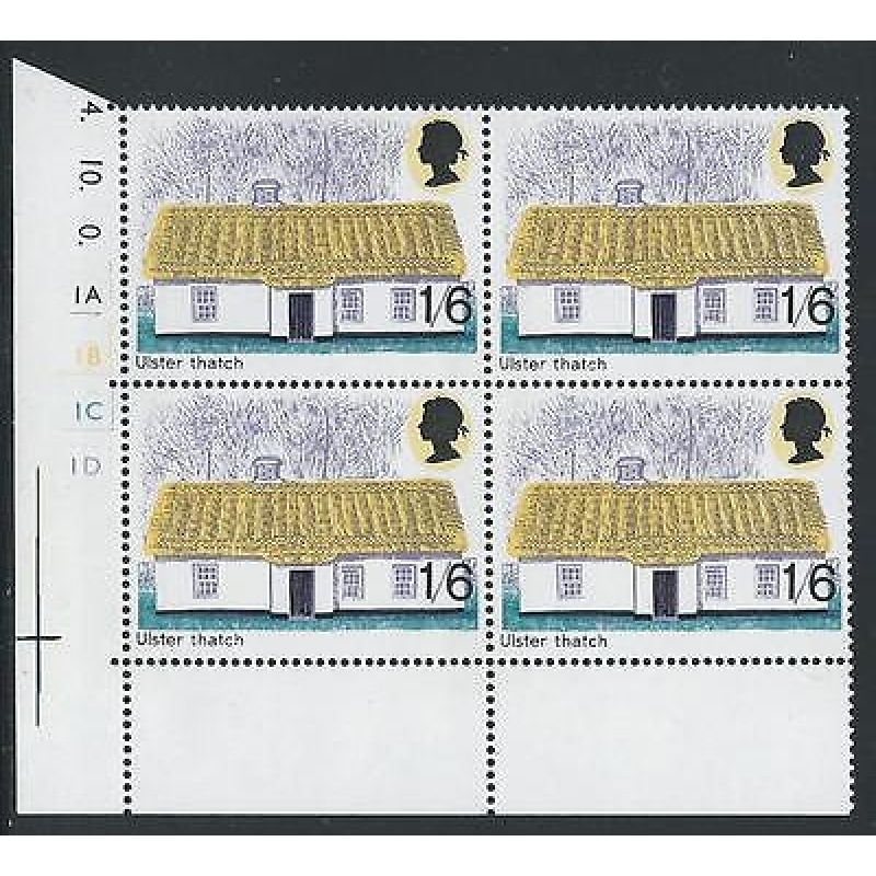 1970 Rural Architecture 1 6 No Dot Cylinder Block - MNH