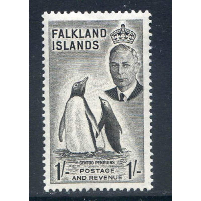 Falkland Islands 1 - Black SG180 Mounted Mint