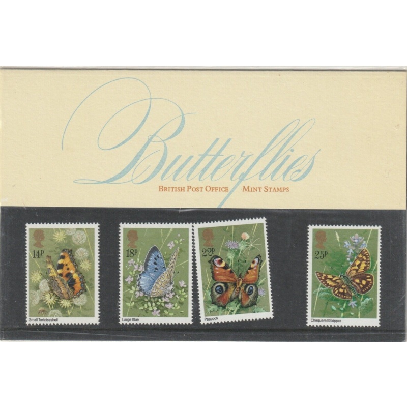 1981 Butterflies Presentation pack 126 UNMOUNTED MINT