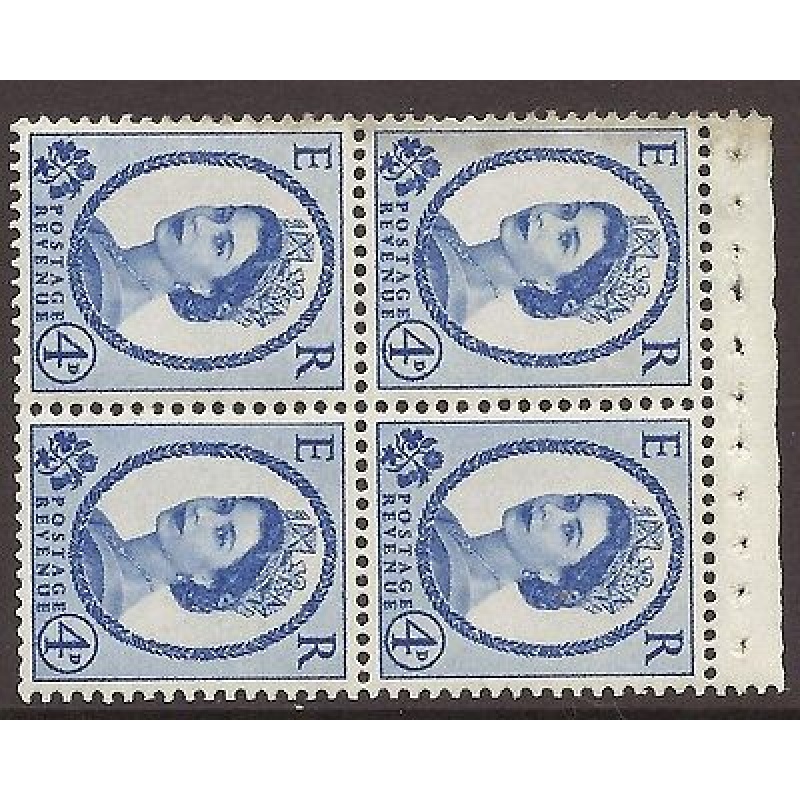 SB106a Wilding booklet pane Crowns perf type AP UNMOUNTED MNT MNH