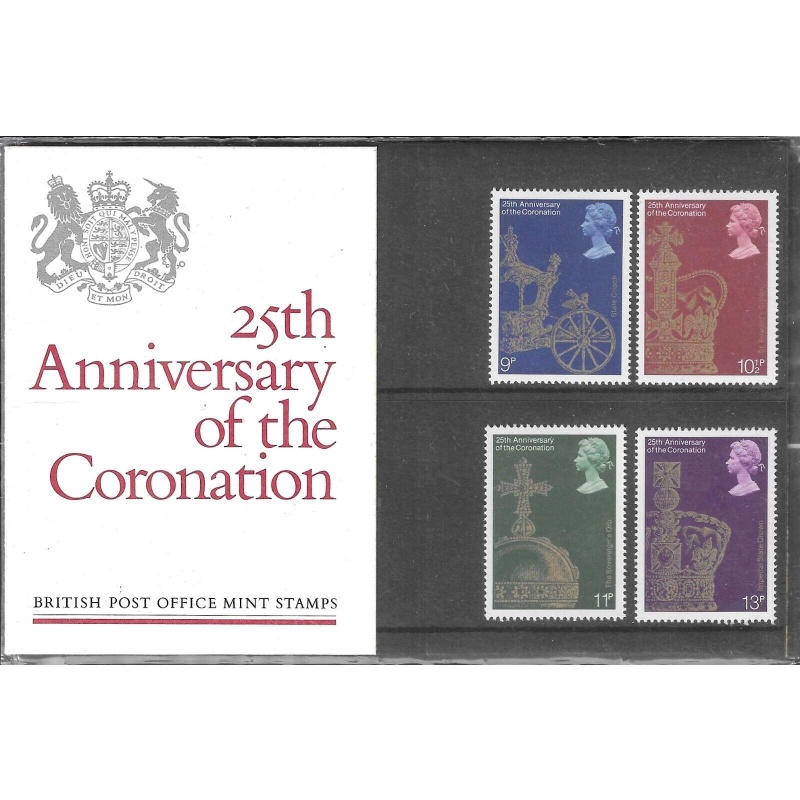 1978 25th Anniversary Coronation Presentation Pack Unmounted Mint