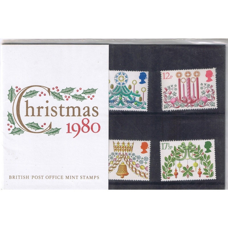 1980 Presentation pack Christmas UNMOUNTED MINT