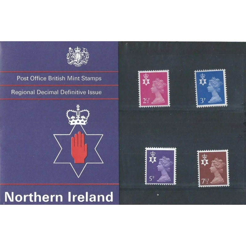 1971 Regional decimal Definitive stamps Northern ireland Pack 29 UNMOUNTED MINT