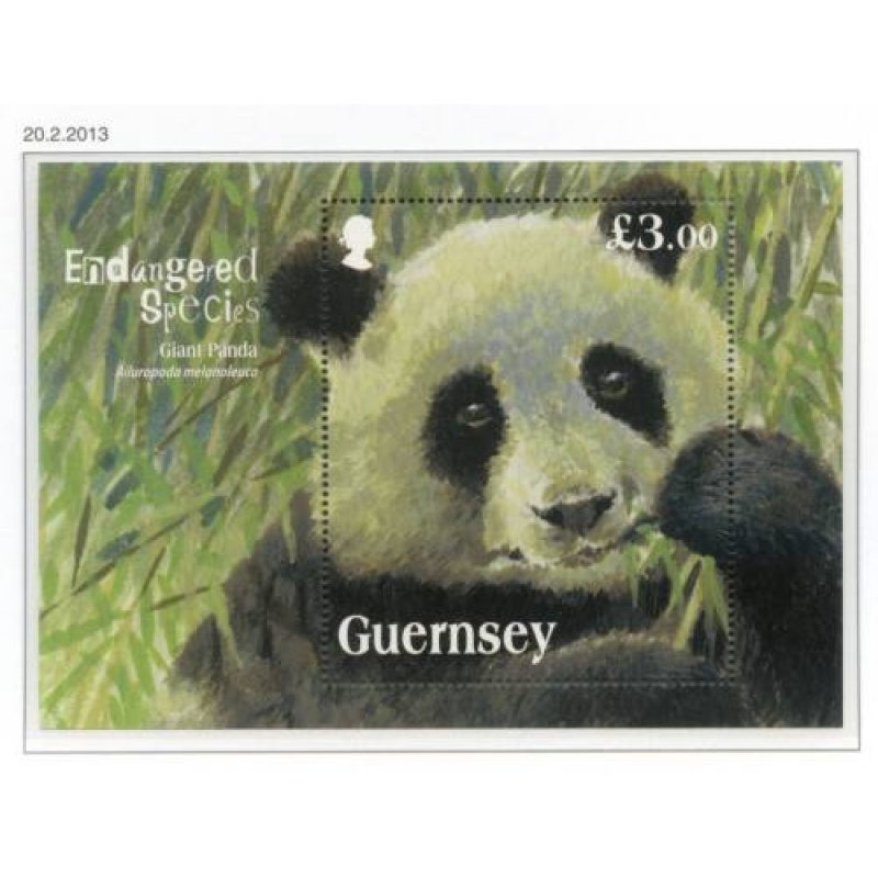 Guernsey 2013 Endangered Species Mini Sheet SGMS1449 Unmounted Mint