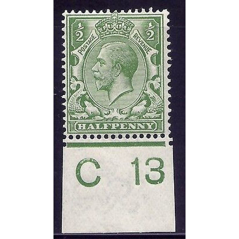 N14(11) d Bright Yellow Green Control C 13 imperf UNMOUNTED MINT MNH