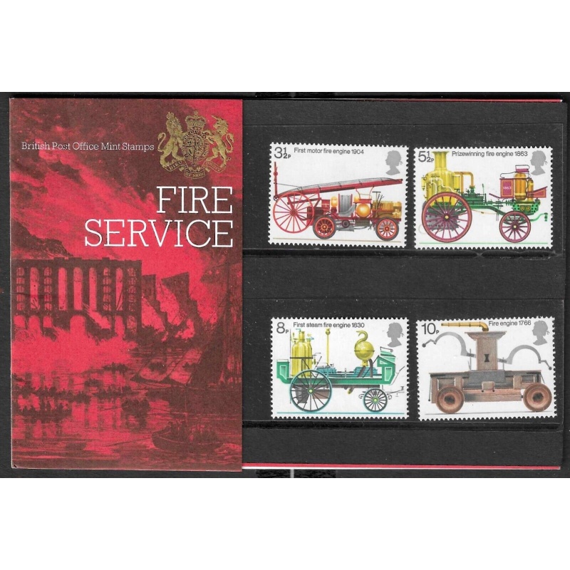 1974 Fire Service Presentation pack UNMOUNTED MINT