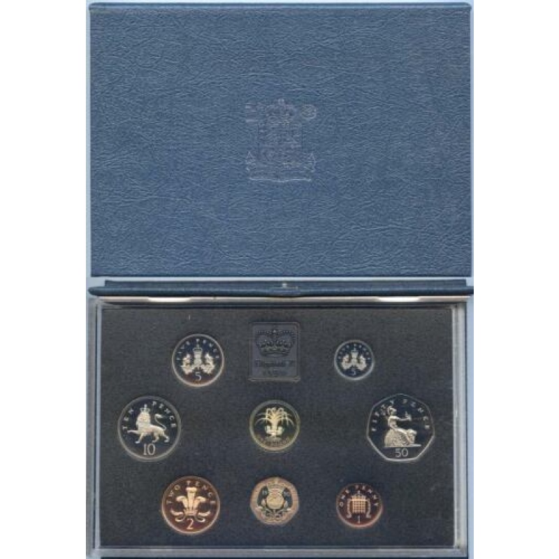 1990 Royal Mint Proof Set with COA