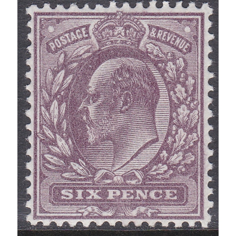 Edward VII Sg 297 Spec M33A(1) 6d Dull Purple UNMOUNTED MINT