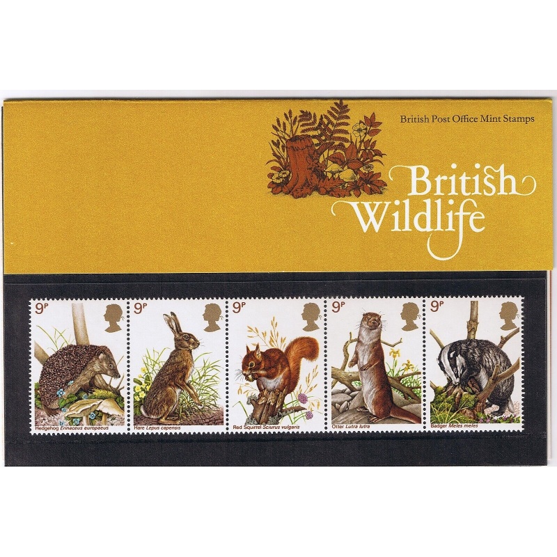 1977 British Wildlife Presentation Pack Unmounted Mint