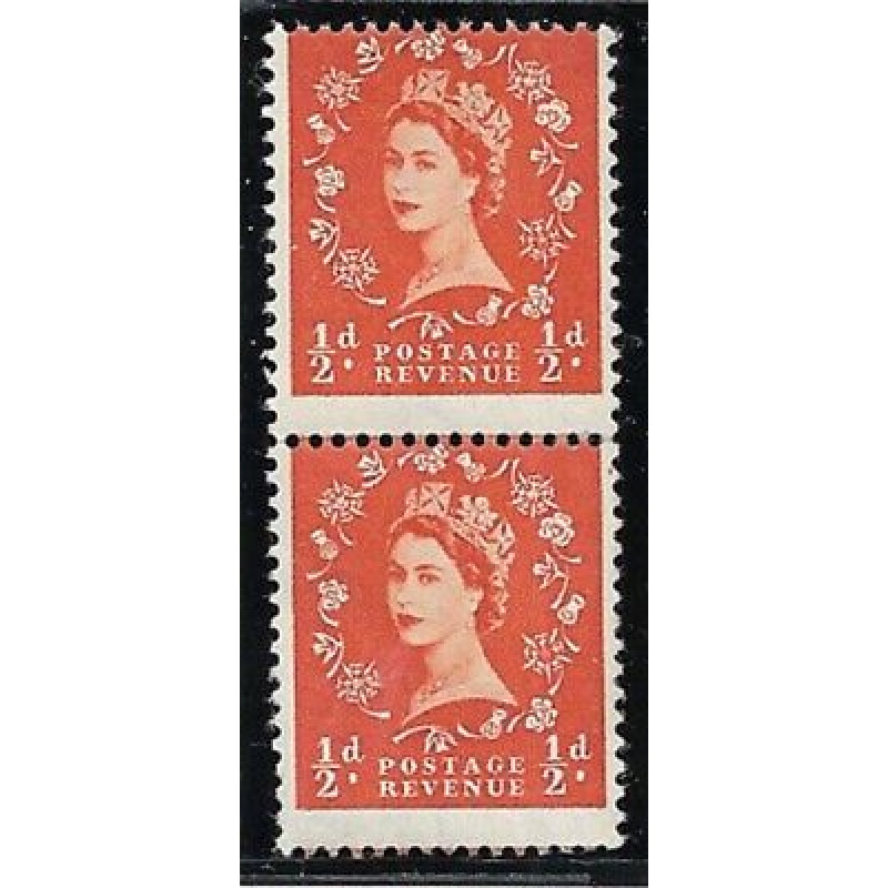 S2 d Wilding Edward Crown variety - misperf UNMOUNTED MINT MNH