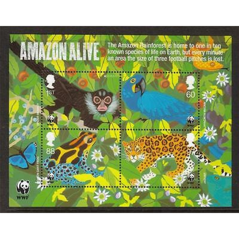 MS3172 2011 WWF Amazon Alive miniature sheet UNMOUNTED MINT MNH