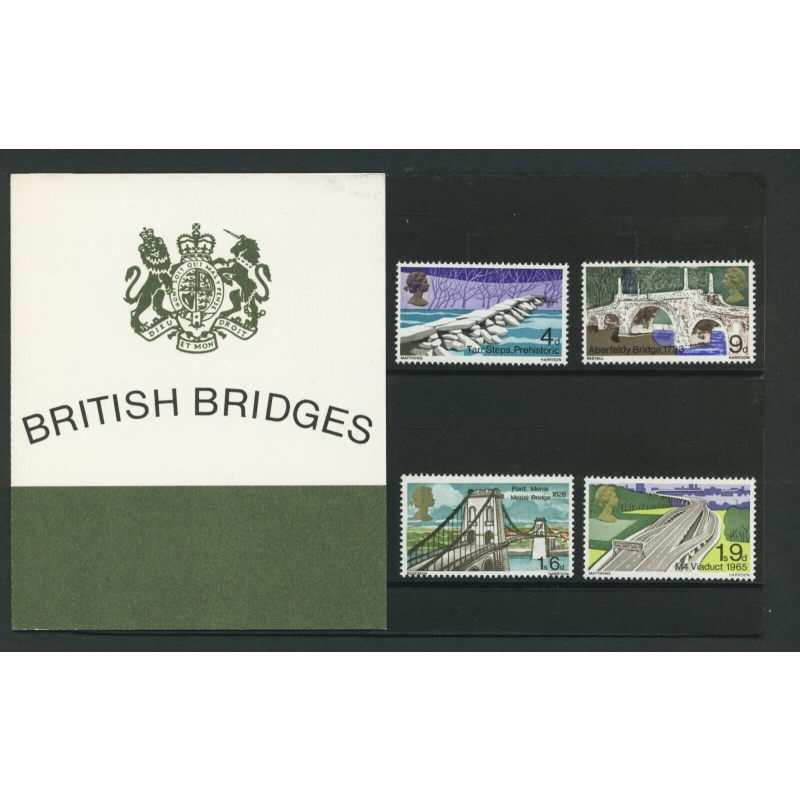 1968 British bridges presentation pack Unmounted Mint Sealed