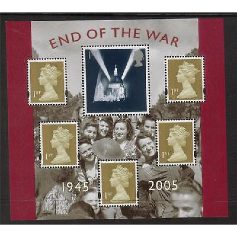 MS2547 2005 60th Anniversary of End of WWII Miniature Sheet - UNMOUNTED MINT