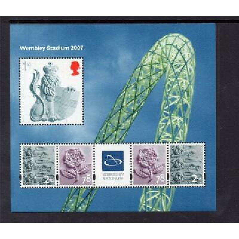 MS2740 2007 Wembley Stadium miniature sheet UNMOUNTED MINT MNH