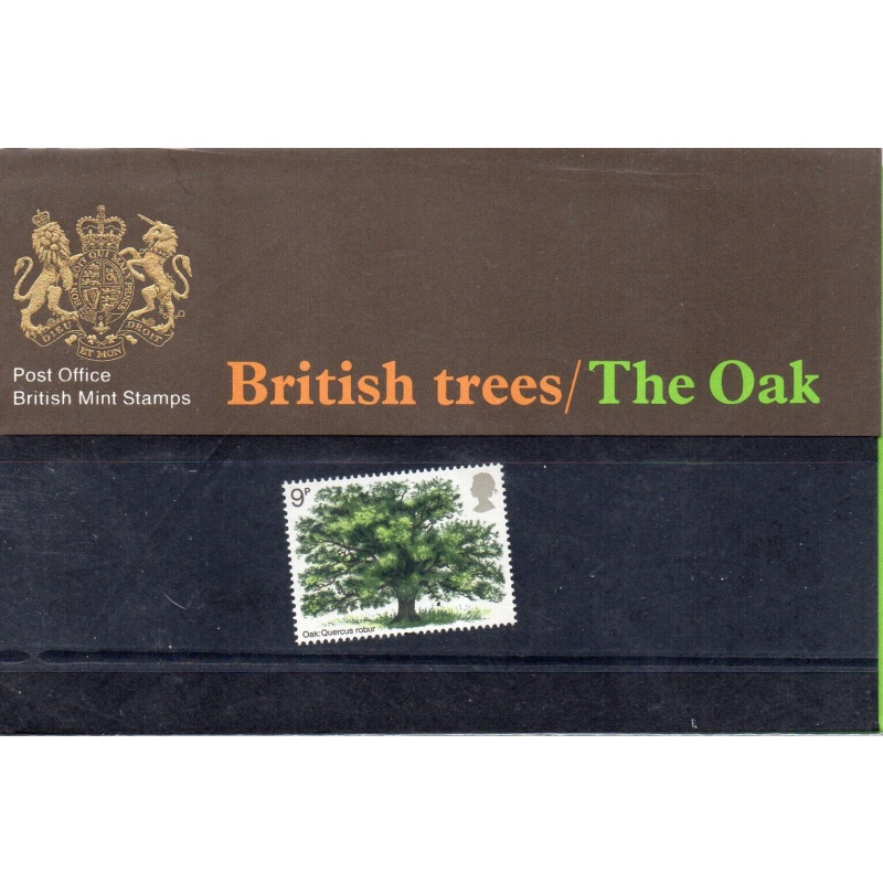 1973 British trees   The Oak Presentation pack UNMOUNTED MINT