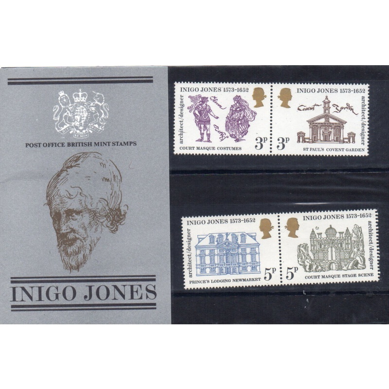 1975 Inigo Jones  presentation pack Unmounted Mint Sealed