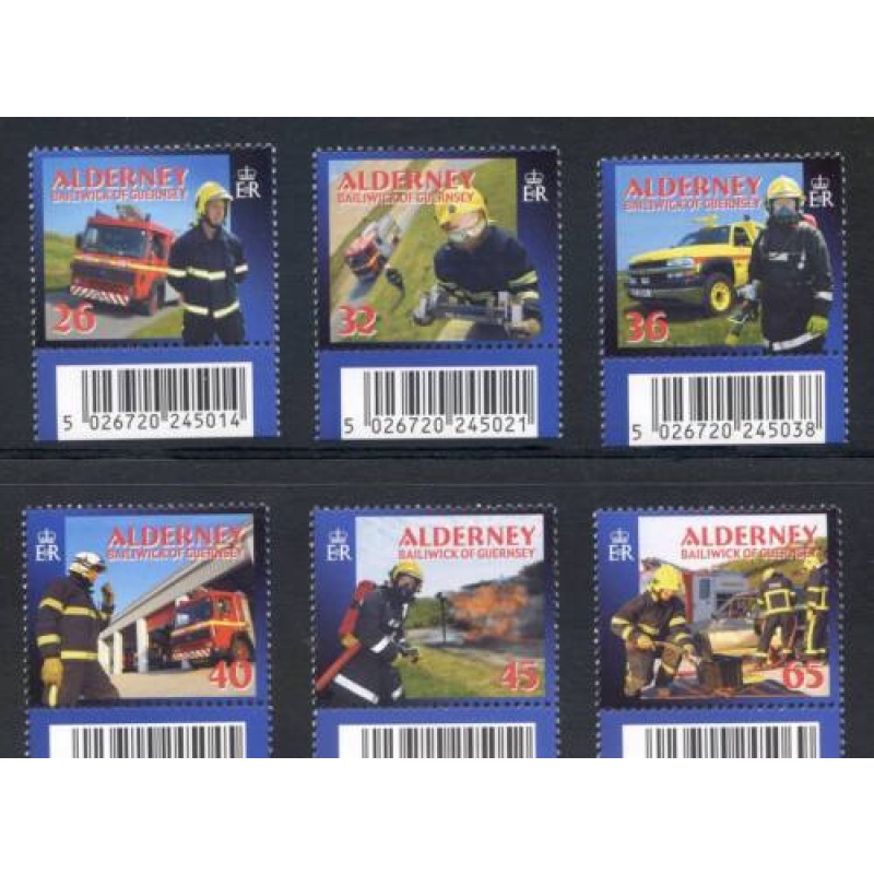 Alderney 2004 Community Services Set SGA242 A247 Unmounted Mint