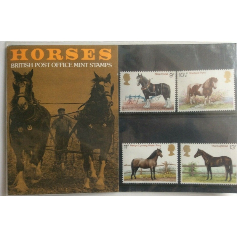 1978 25th Horses Presentation Pack Unmounted Mint