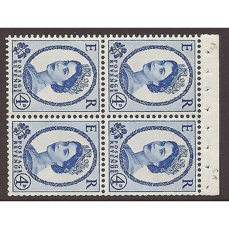 SB106a Wilding booklet pane Crowns perf type I UNMOUNTED MNT MNH