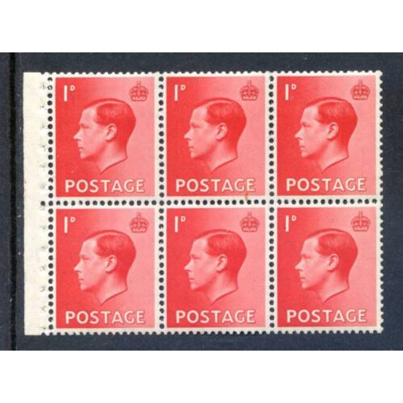 GB KEV111 Booklet Pane SGPB2(e) Unmounted Mint