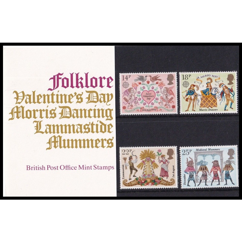 1981 Folklore presentation pack UNMOUNTED MINT