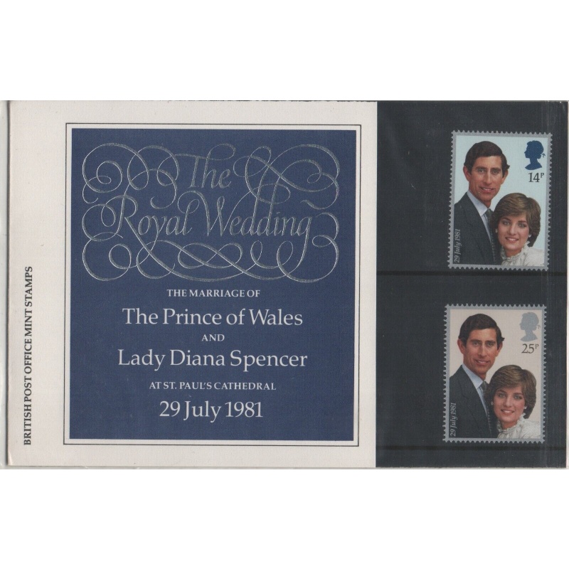 1981 Royal Wedding Presentation pack 127a UNMOUNTED MINT