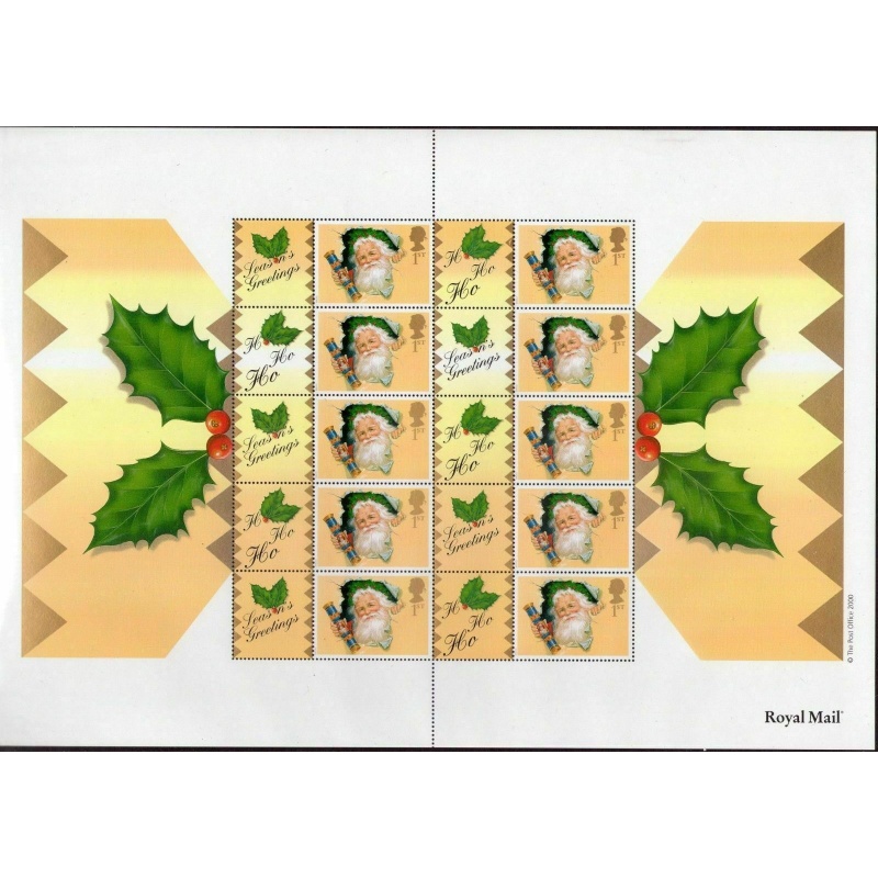 LS03 GB 2000 Xmas Cracker Smiler sheet UNMOUNTED MINT MNH