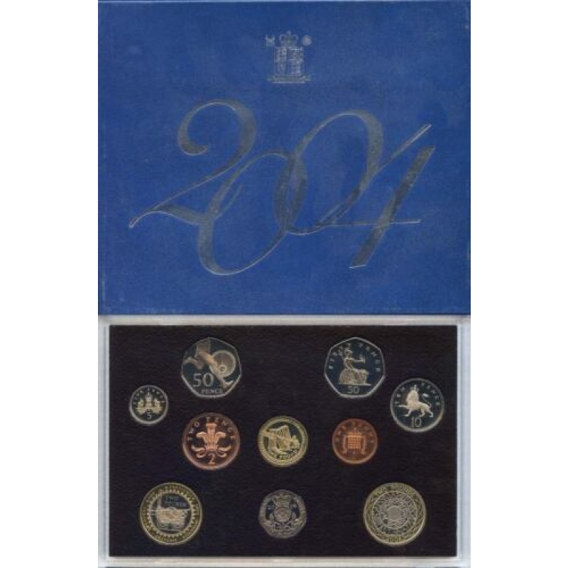 2004 Royal Mint Proof Set with COA