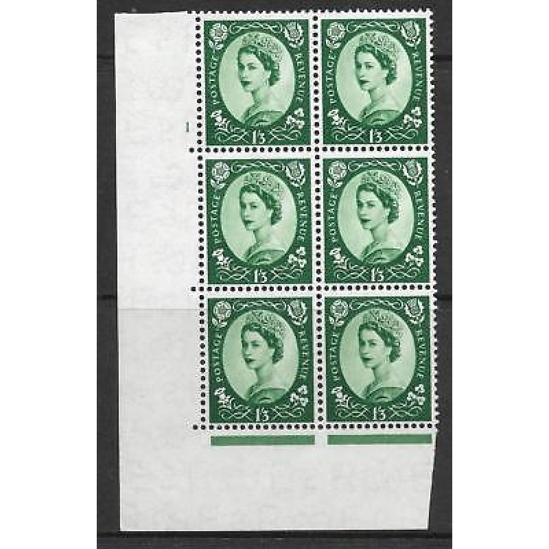 1 3 Wilding Edward Wmk Cylinder 1 No Dot perf type A(E I) UNMOUNTED MINT