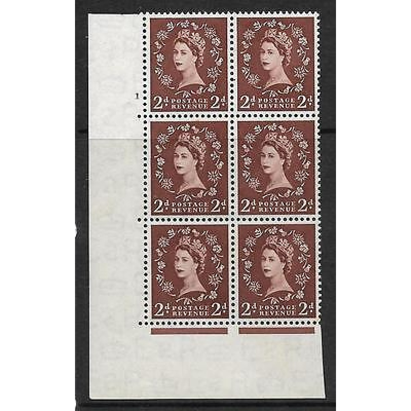 2d Wilding Tudor Wmk Cylinder 1 No Dot perf type A(E I) UNMOUNTED MINT MNH