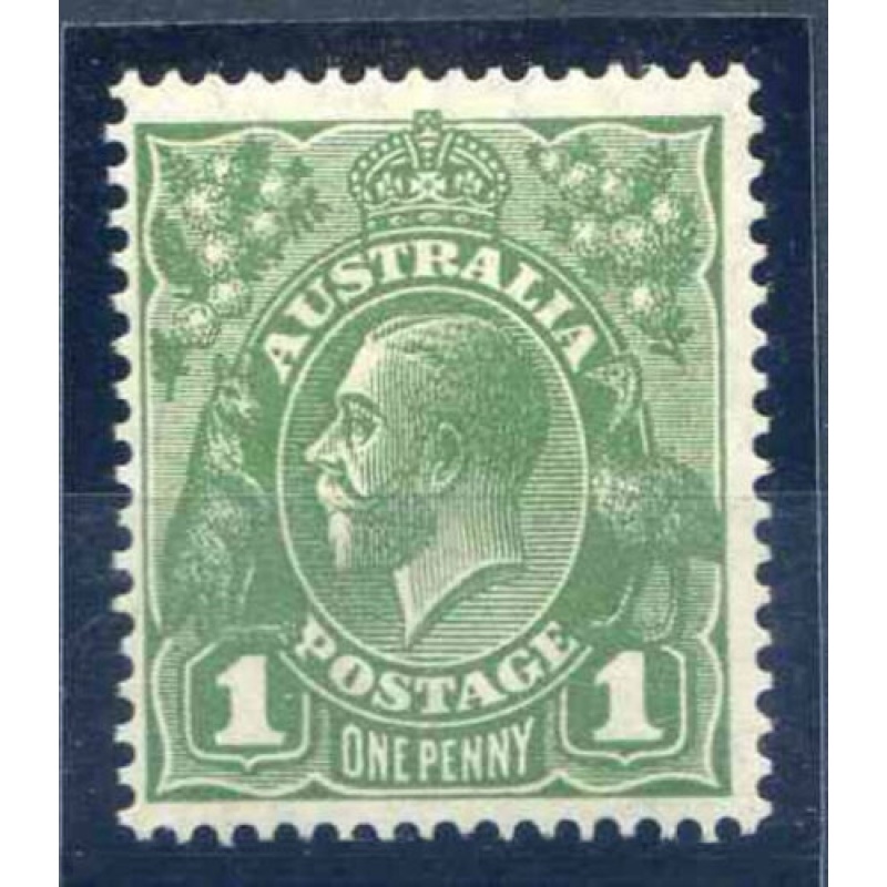 Australia 1d Sage Green SG76 Unmounted Mint