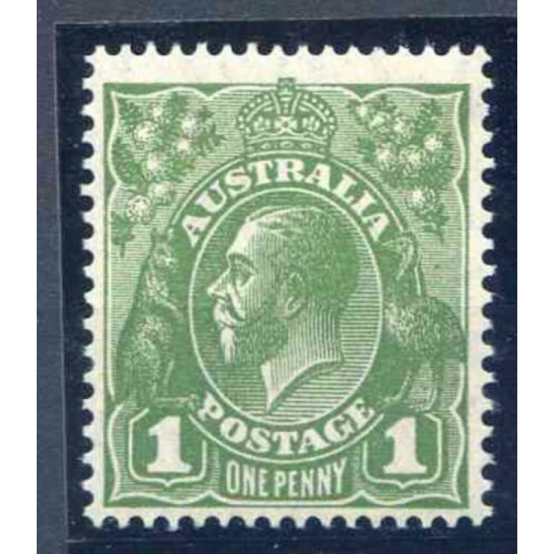 Australia 1d Sage Green SG76 Unmounted Mint