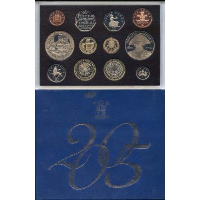 2005 Royal Mint Proof Set with COA