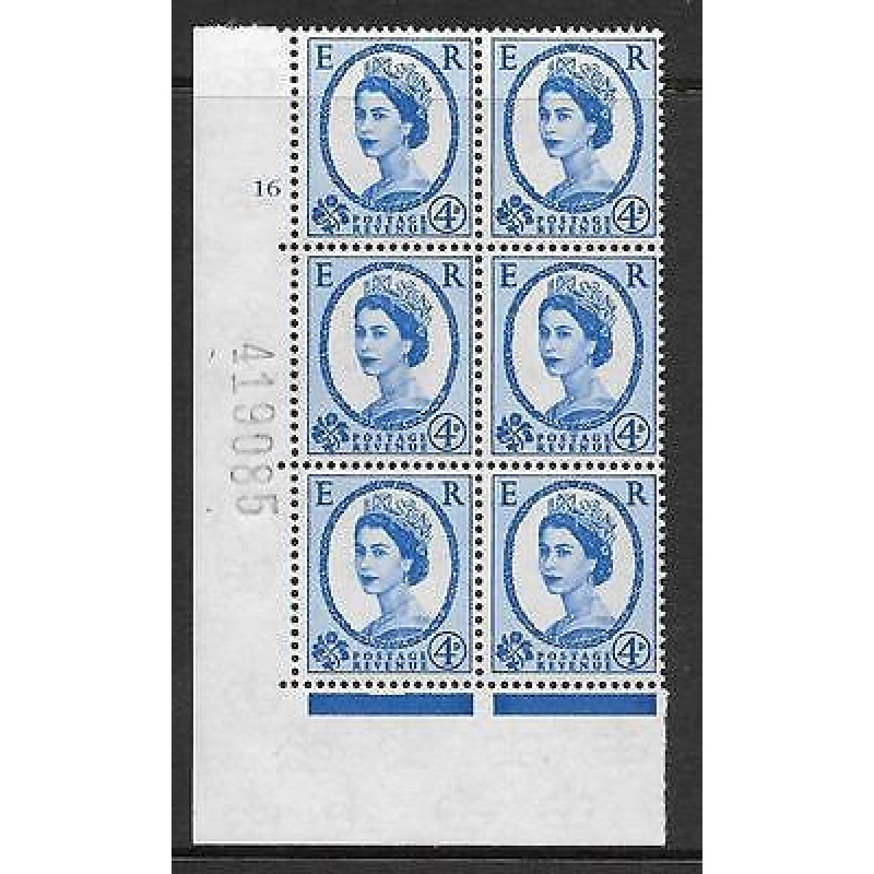 4d Wilding Multi Crown on White Cyl 16 No Dot perf A(E I) UNMOUNTED MINT