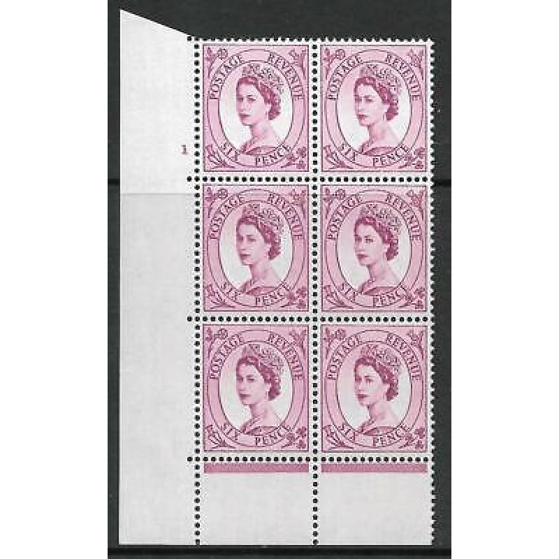 6d Wilding Edward Wmk Cylinder 1 No Dot perf type C(E P) UNMOUNTED MINT MNH