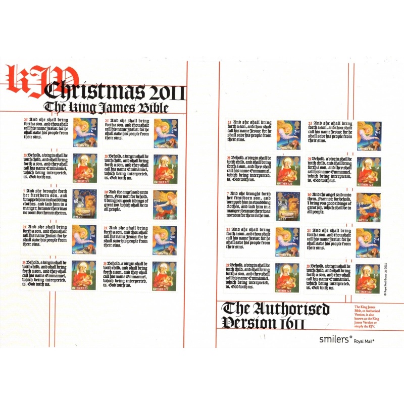 LS79 GB 2011 Christmas Smiler sheet UNMOUNTED MINT MNH