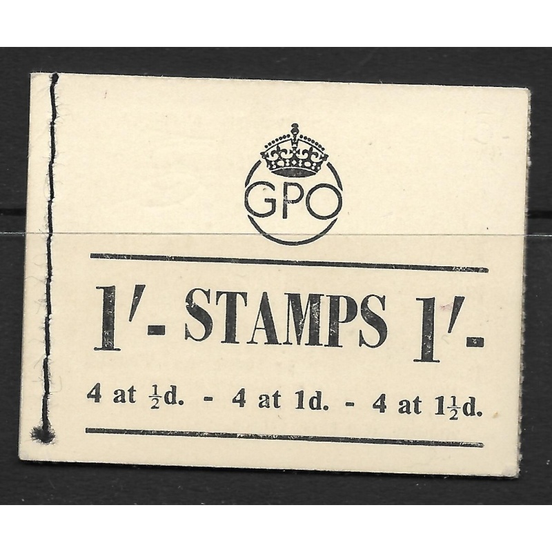 BD8 1 - GPO GVI booklet - Good perfs UNMOUNTED MINT