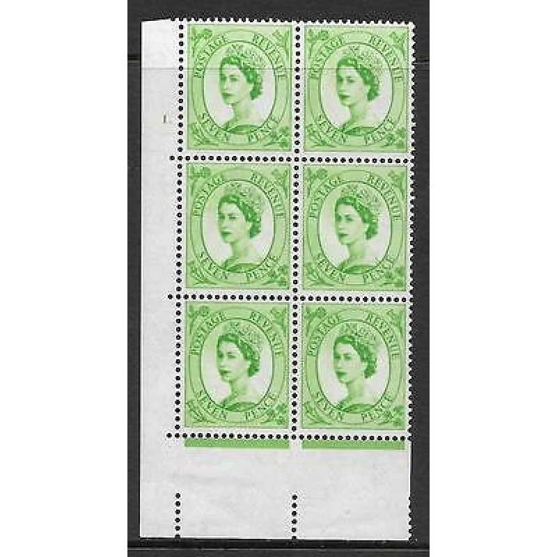 7d Wilding Multi Crown on White Cyl 1 Dot perf A(E I) UNMOUNTED MINT MNH