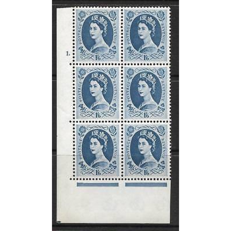 1 6 Wilding Multi Crown Cream Cyl 1 Dot perf A(E I) with Variety UNMOUNTED MINT