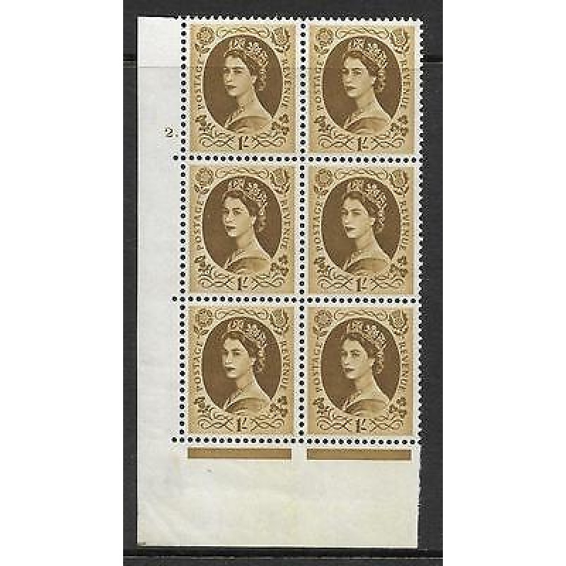 1 - Wilding Multi Crown on White Cyl 2 Dot perf A(E I) UNMOUNTED MINT