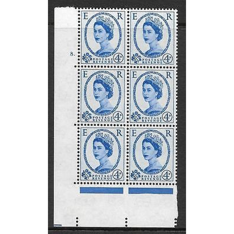 4d Wilding Multi Crown on Cream Cyl 8 Dot perf A(E I) UNMOUNTED MINT MNH