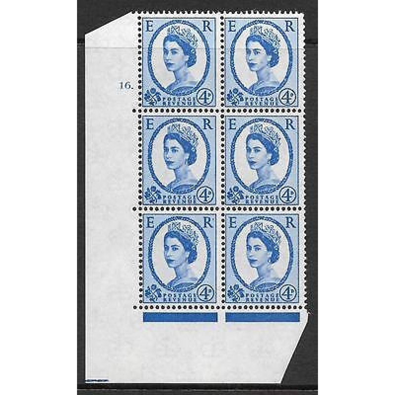 4d Wilding Multi Crown on White Cyl 16 Dot perf A(E I) UNMOUNTED MINT