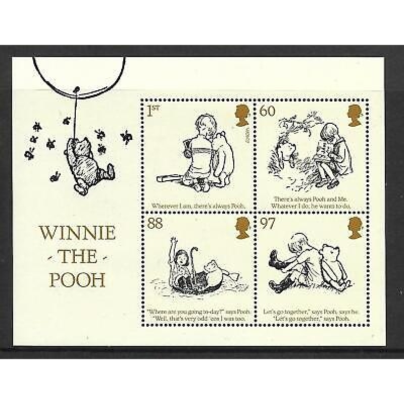 MS3127 2010 Winnie The Pooh miniature sheet UNMOUNTED MINT