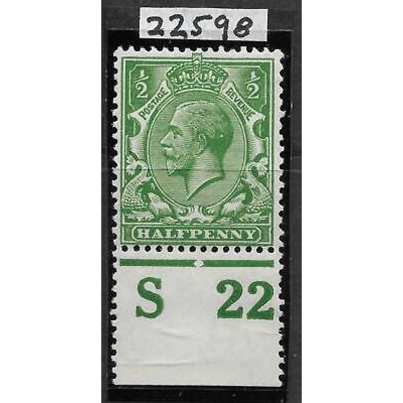 N14(-) unlisted d Cobalt Yellow Green Control S22 perf with cert UNMOUNTED MINT